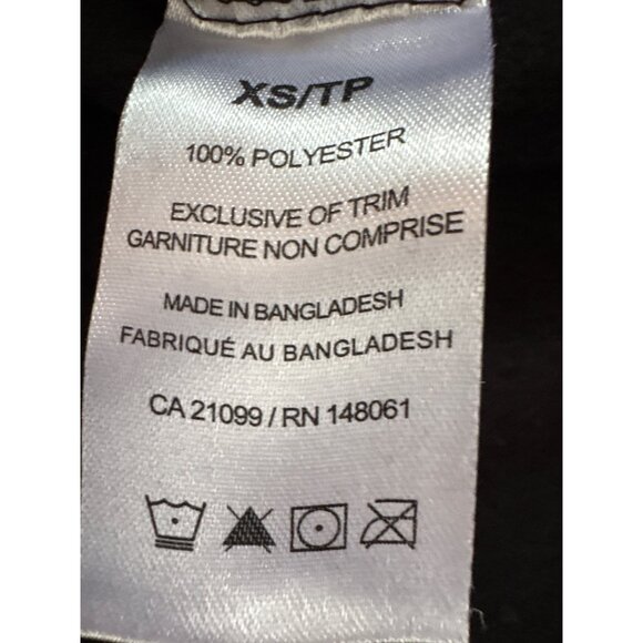 Harry Potter Hoodie Sweatshirt Black XS Hogwarts Crest Hoodie Black Polyester - Picture 7 of 9